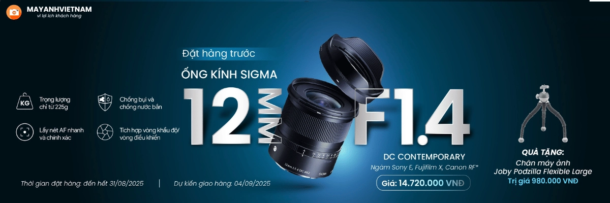 Sigma 12mm f/1.4 DC Contemporary Canon RF-S