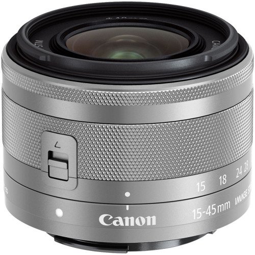 Ống kính Canon EF-M 15-45mm f3.5-6.3 IS STM (Silver)