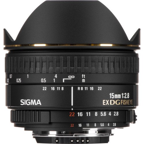 Ống kính Sigma 15mm f/2.8 EX DG Diagonal Fisheye For Nikon | Chính hãng