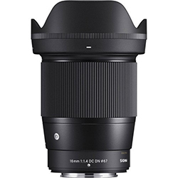 Ống kính Sigma 16mm f/1.4 DC DN Contemporary For Canon M | Chính hãng