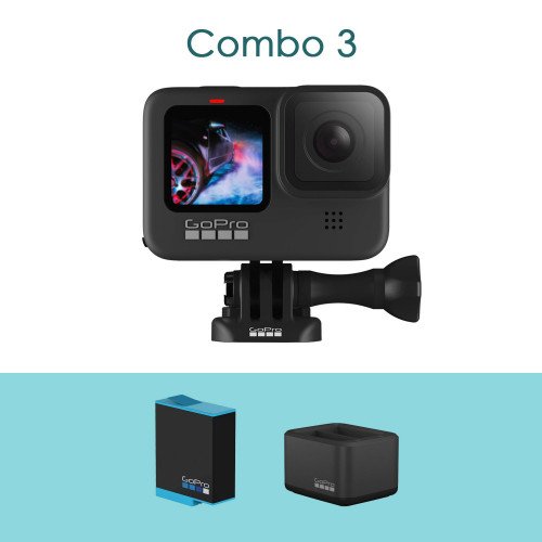 GoPro Hero 9 (Black) | Combo 3 | Chính hãng