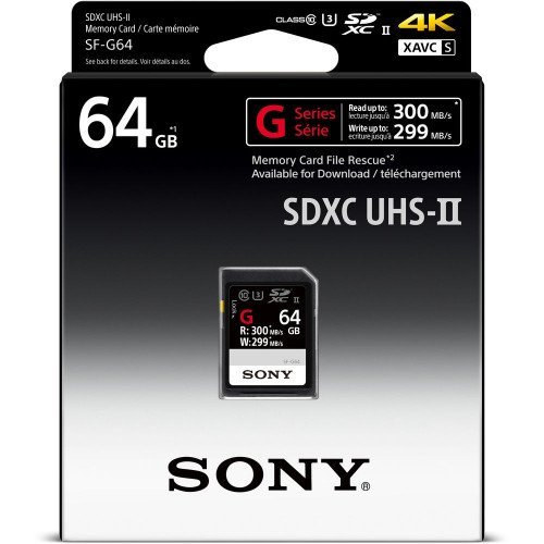 Thẻ nhớ SDXC Sony 64GB SF-G Series UHS-II R