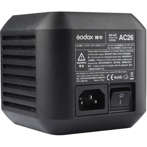 Bộ đổi nguồn AC26 cho đèn Godox AD600 Pro