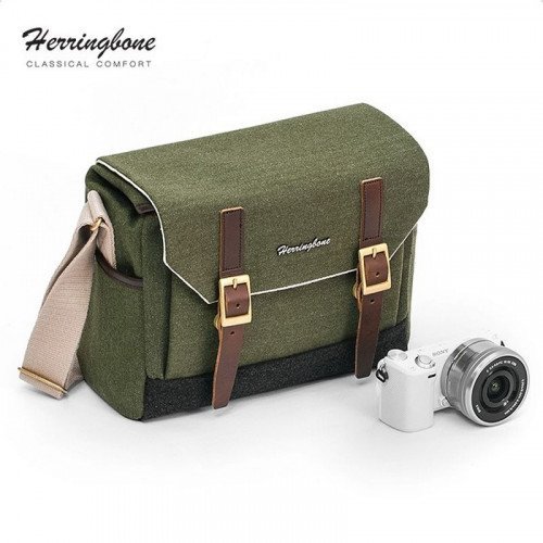 Túi máy ảnh Herringbone Postman Small (Olive)