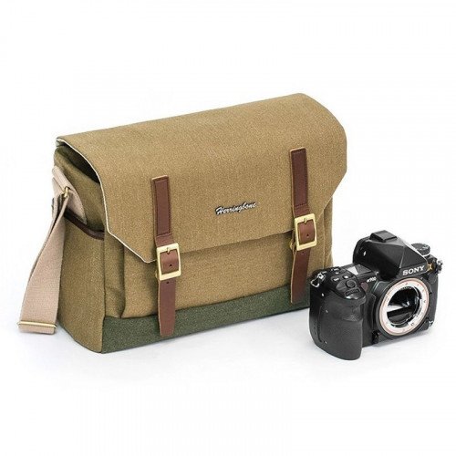Túi máy ảnh Herringbone Postman Medium (Khaki)