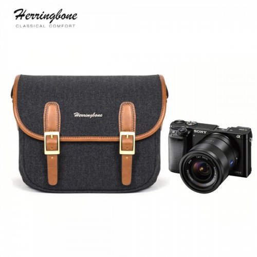 Túi máy ảnh Herringbone Maniere Small (Charcoal)
