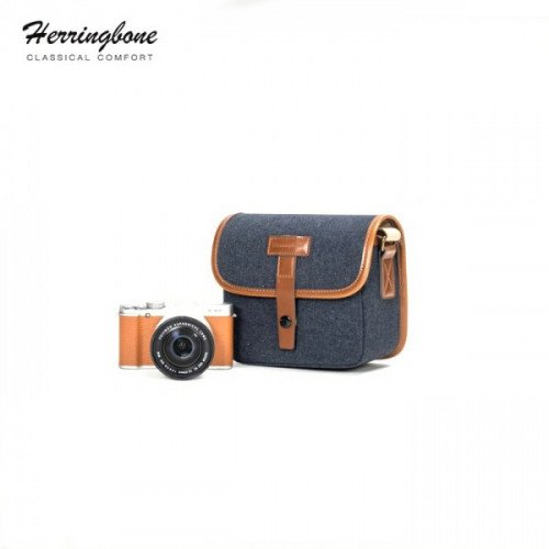 Túi máy ảnh Herringbone Muppen Micro (Navy)
