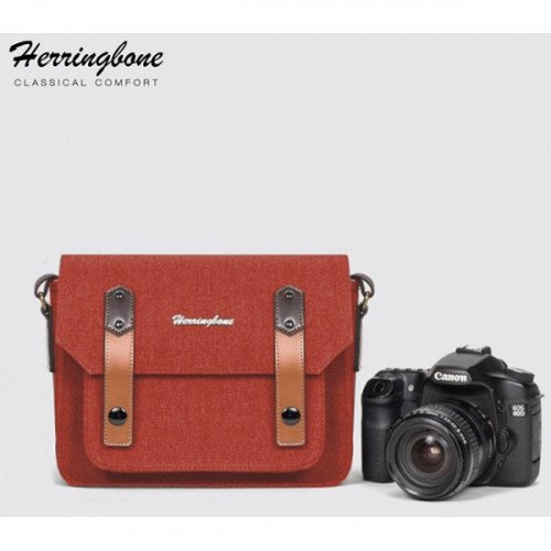 Túi máy ảnh Herringbone Papaspocket V3 Small (Burgundy)