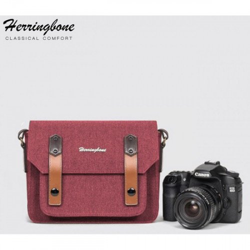 Túi máy ảnh Herringbone Papaspocket V3 Small (Wine)