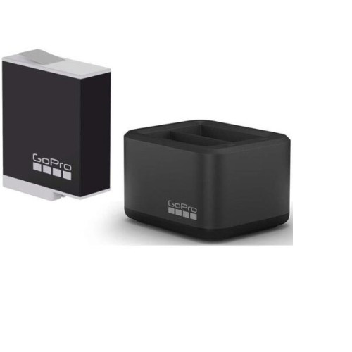 Bộ Sạc Pin Kép Gopro + Pin Enduro Cho Gopro Hero 11/10/9 Black