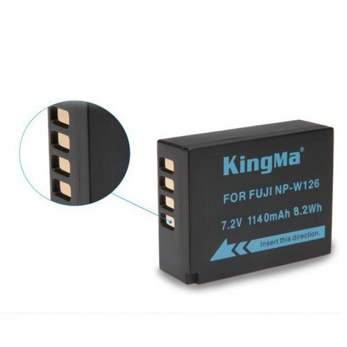 Bộ sạc đôi và Pin KingMa NP-W126S