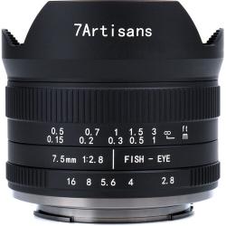 ỐNG KÍNH MF 7ARTISANS 7.5mm F2.8 FISHEYE (CŨ)