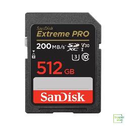 THẺ NHỚ SD SANDISK EXTREME PRO 512GB 200MB/S U3 V30