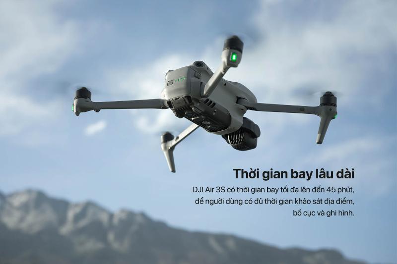 FLYCAM DJI AIR 3S FLY MORE COMBO (DJI RC 2) (CHÍNH HÃNG)