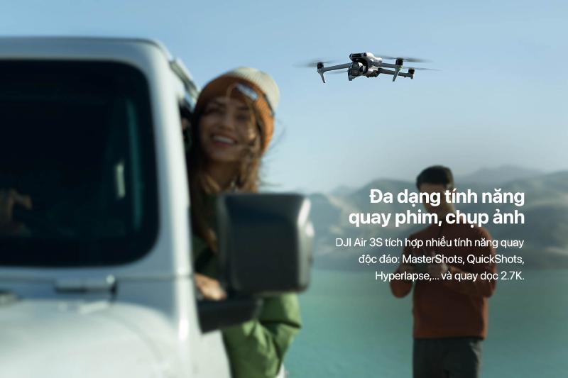 FLYCAM DJI AIR 3S FLY MORE COMBO (DJI RC 2) (CHÍNH HÃNG)