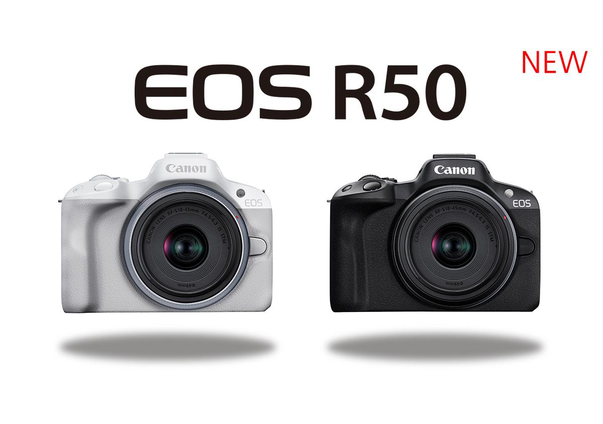 MÁY ẢNH CANON EOS R50 (ĐEN) KÈM LENS RF-S 18-45MM