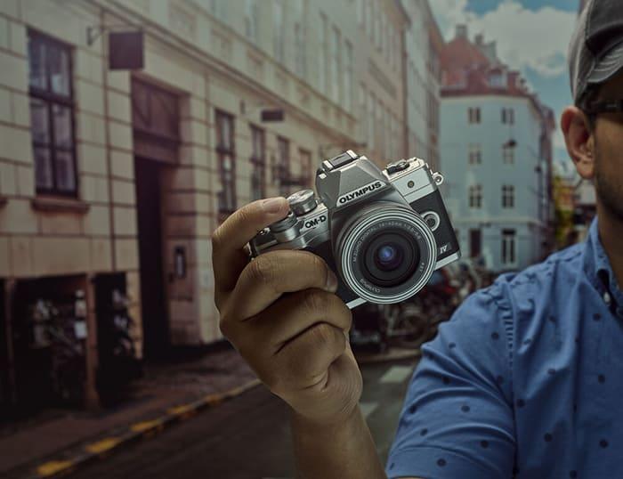 Máy ảnh OM-D E-M10 Mark IV 14-42mm EZ Kit Black